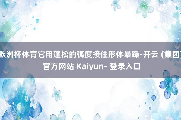 欧洲杯体育它用蓬松的弧度接住形体暴躁-开云 (集团) 官方网站 Kaiyun- 登录入口