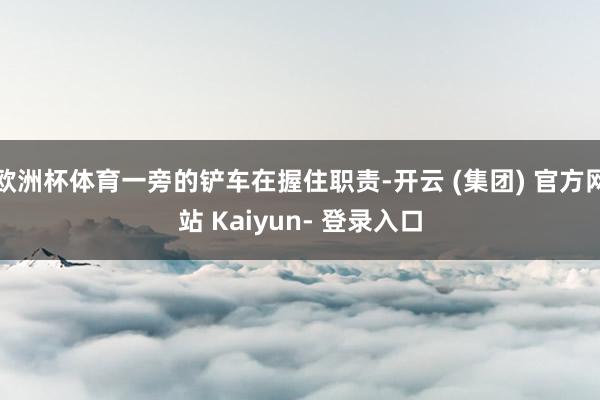 欧洲杯体育一旁的铲车在握住职责-开云 (集团) 官方网站 Kaiyun- 登录入口