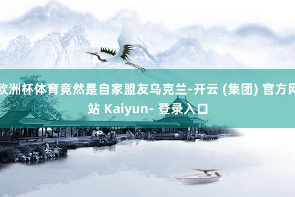欧洲杯体育竟然是自家盟友乌克兰-开云 (集团) 官方网站 Kaiyun- 登录入口