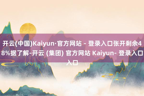 开云(中国)Kaiyun·官方网站 - 登录入口张开剩余48%据了解-开云 (集团) 官方网站 Kaiyun- 登录入口